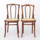 Antique Bentwood Chair in the Style of Thonet No. 56 | Austrian Rattan 1930