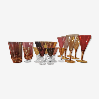 Services de verres, 60's