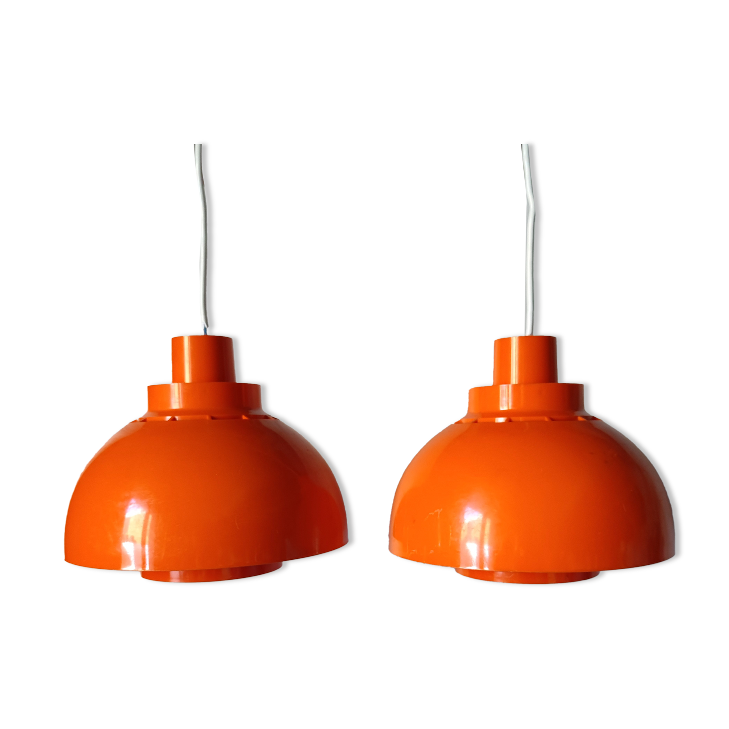 Suspensions vintages orange