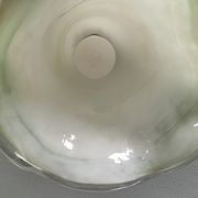 Pendant lamp in multicolored glass. Probably Danish or Swedish from 1970s