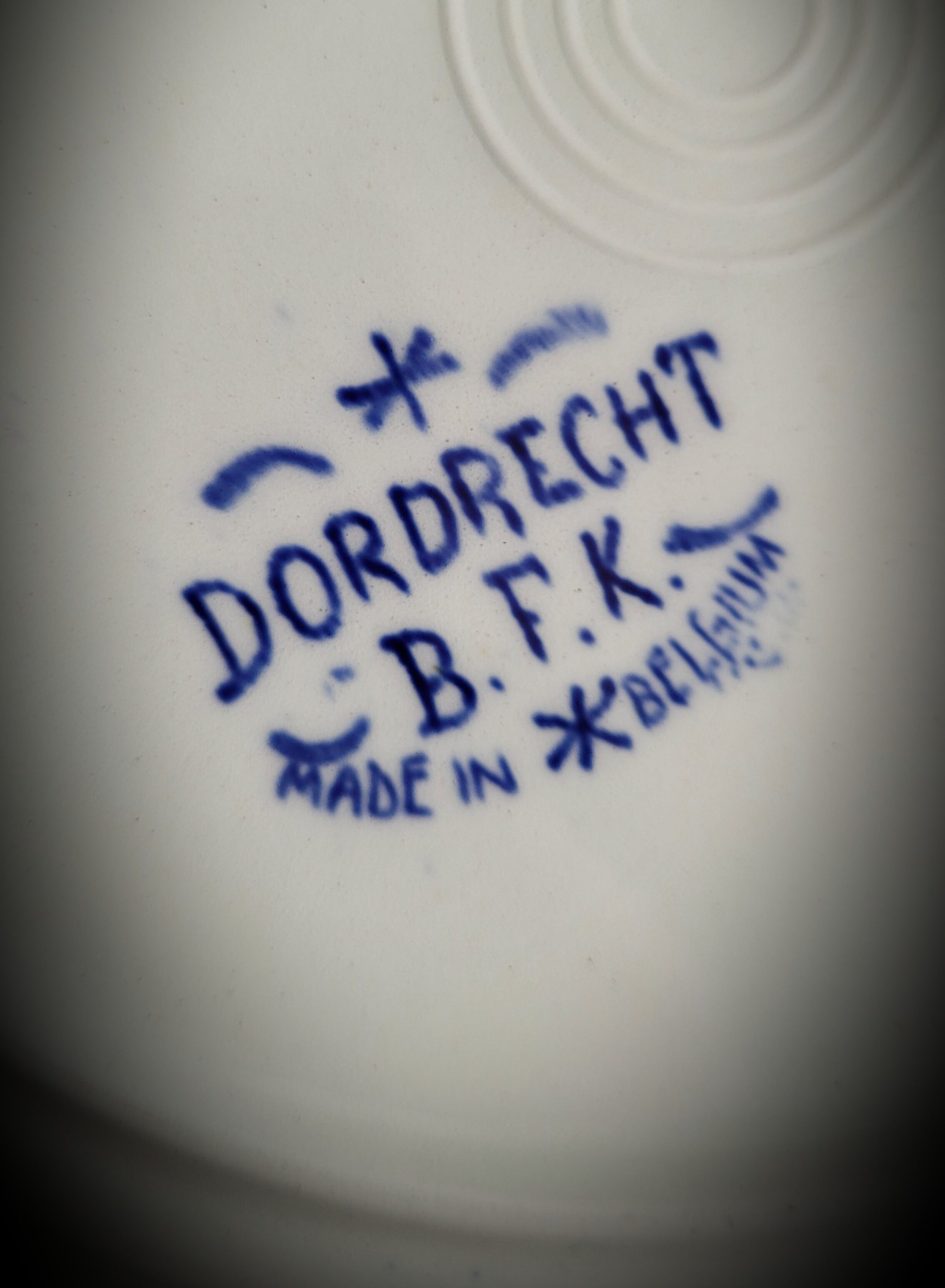 Set 6 plates Dordrecht BFK