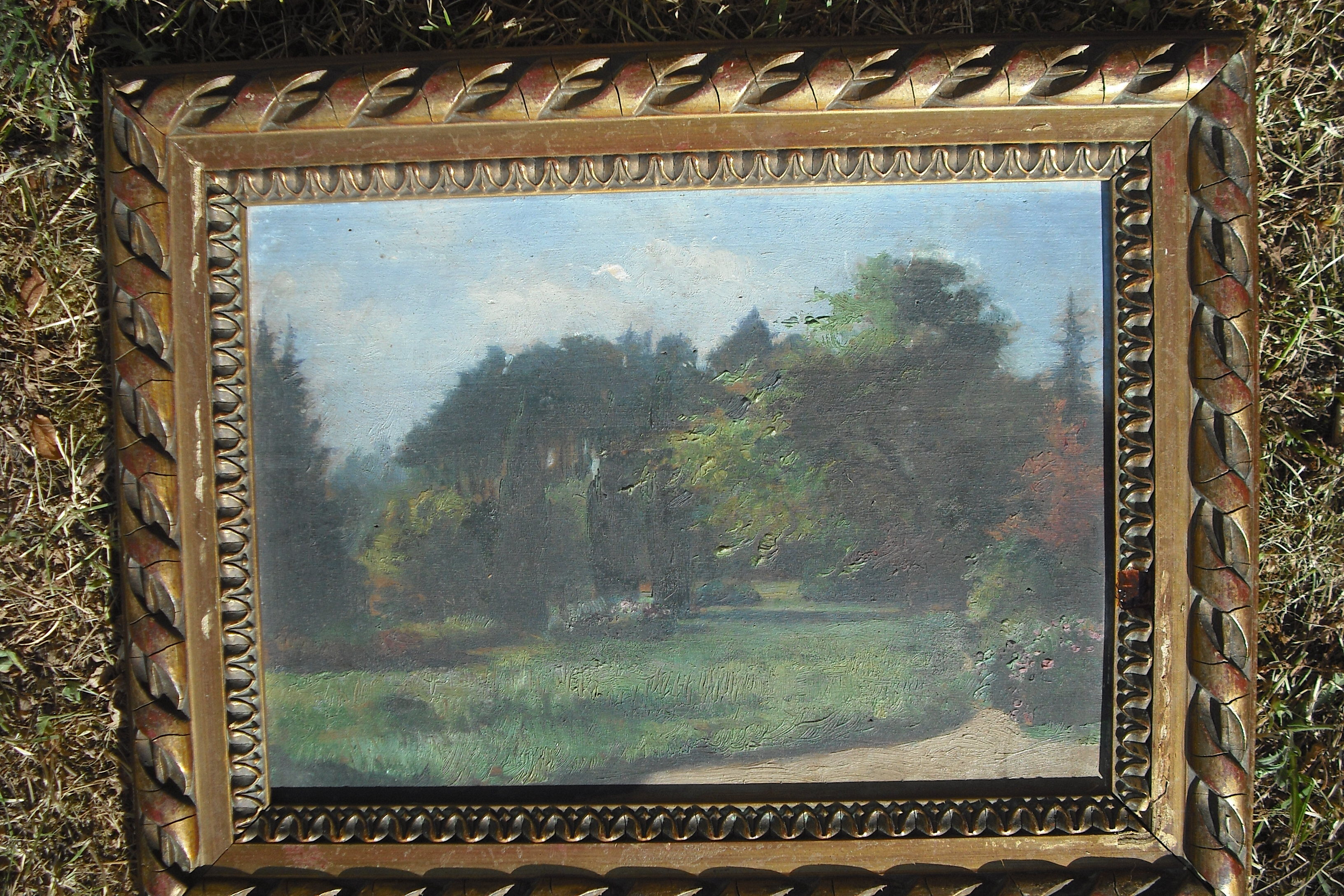 Landscape, wood oil 43 / 34.5