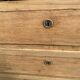 19th century Louis Philippe solid oak chest of drawers, renovated