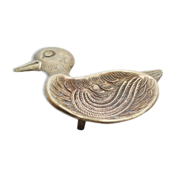 Vide poche canard en laiton