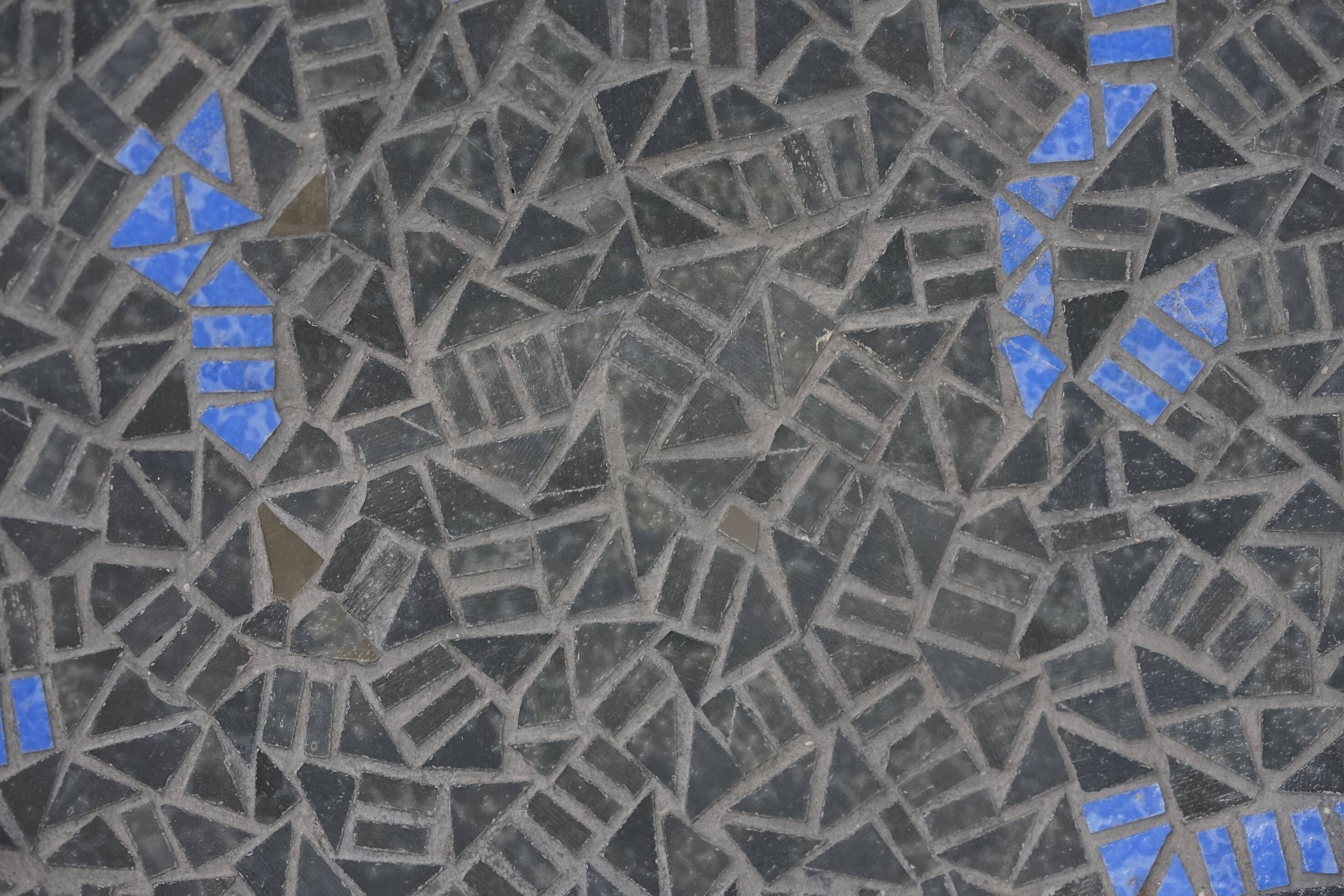 Mid-Century Mosaic Wall Plate by W. Zimmermann for Ritter