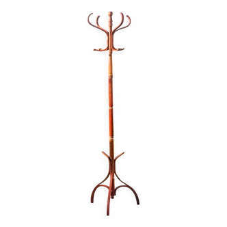 Curved wood coat rack – Thonet style