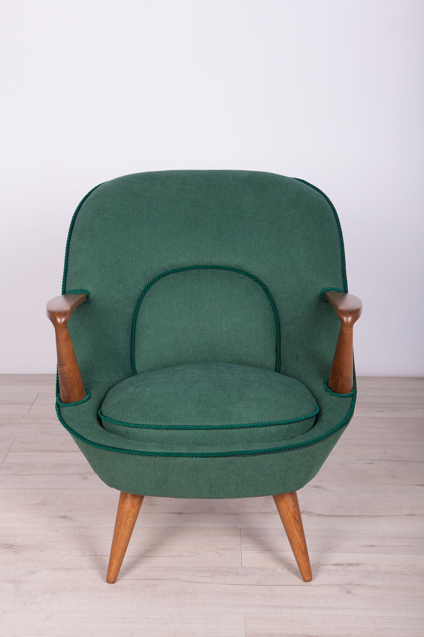 Model 345 Armchair by Janina Jędrychowicz & Konrad Racinowski for Poznan Furniture Factory, 1950s