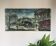 Oil on canvas The flower market of Madeleine, Paris