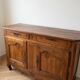 Rustic old buffet made of solid wood