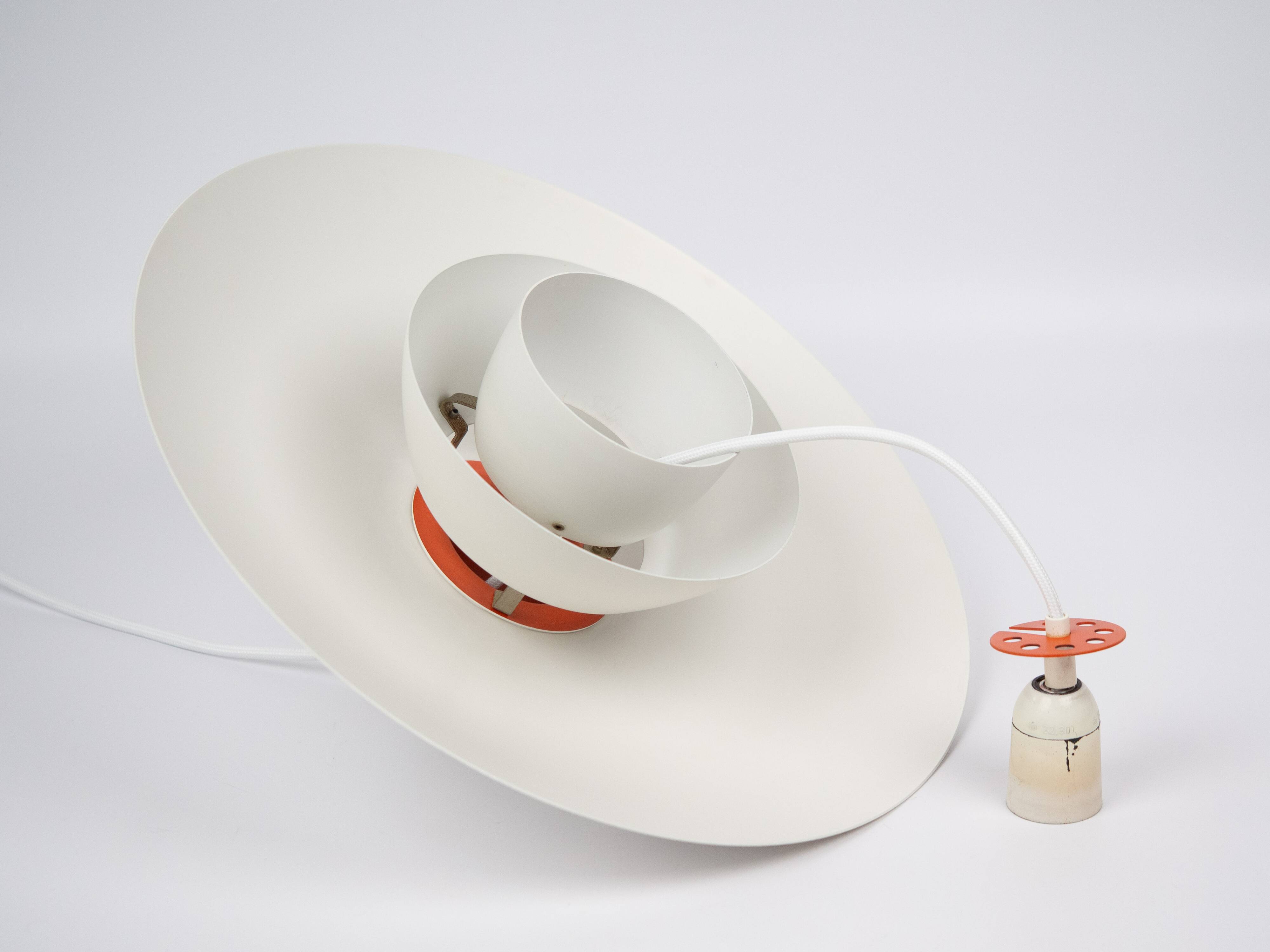 Lampe suspendue vintage danoise PH 4/3 par Poul Henningsen, Louis Poulsen, 1966