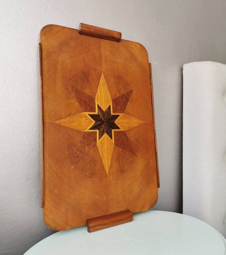 Vintage wooden top 70s