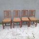 4 oak chairs