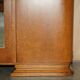 Armoire triple banque Art Déco en érable burr avec porte miroir, circa 1920