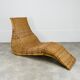 Sunbathing chair Karlskrona by Karl Malmvall for Ikea rattan