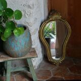 Baroque shell mirror