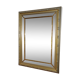 Large mirror with wooden gilded and carved frame.