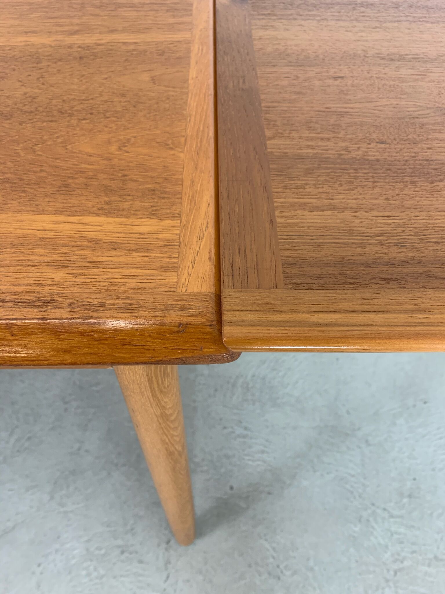 Teak dining table by Kai Kristiansen for FM Mobler, 1960s