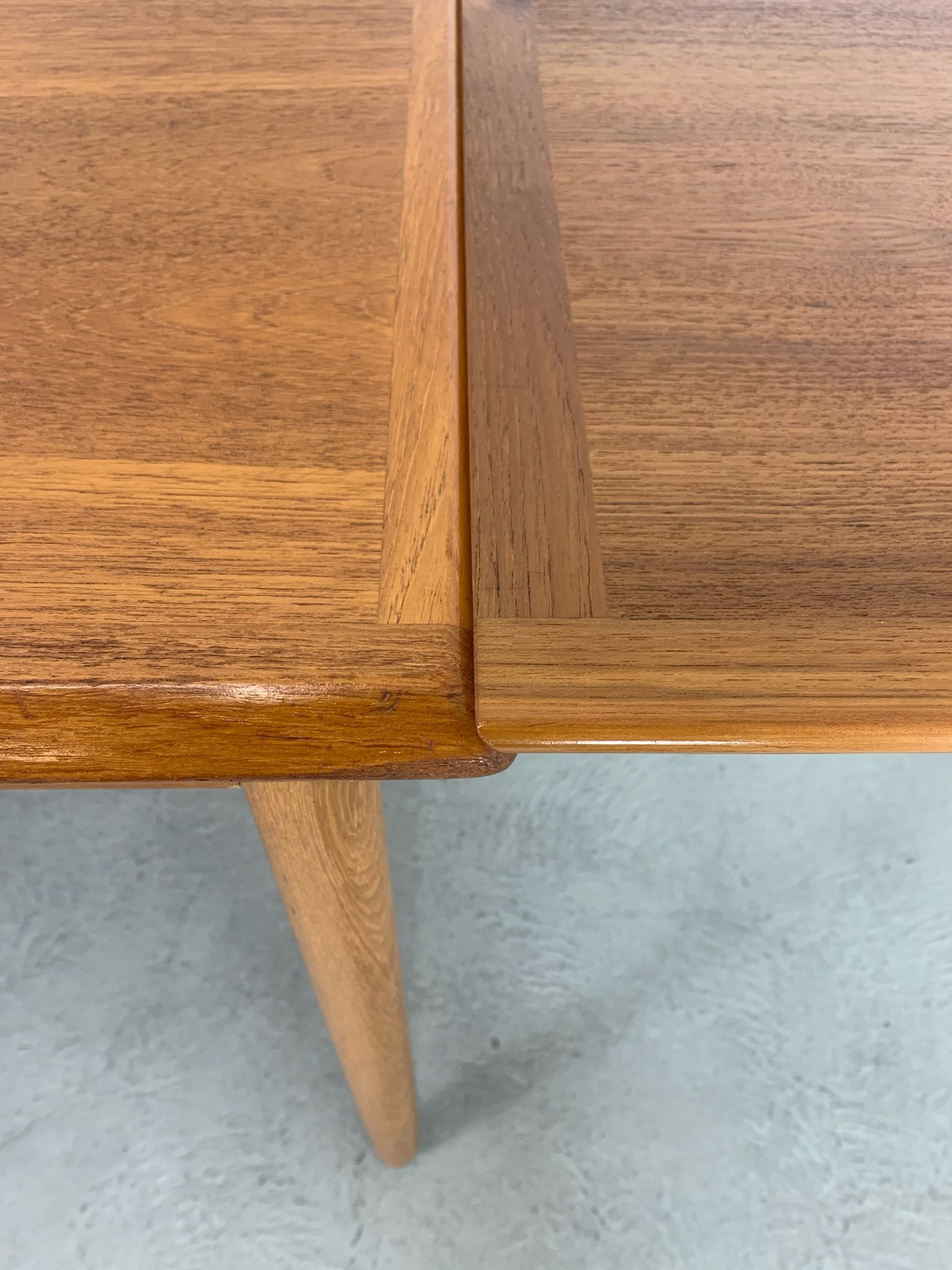 Teak dining table by Kai Kristiansen for FM Mobler, 1960s