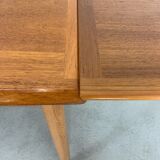 Teak dining table by Kai Kristiansen for FM Mobler, 1960s