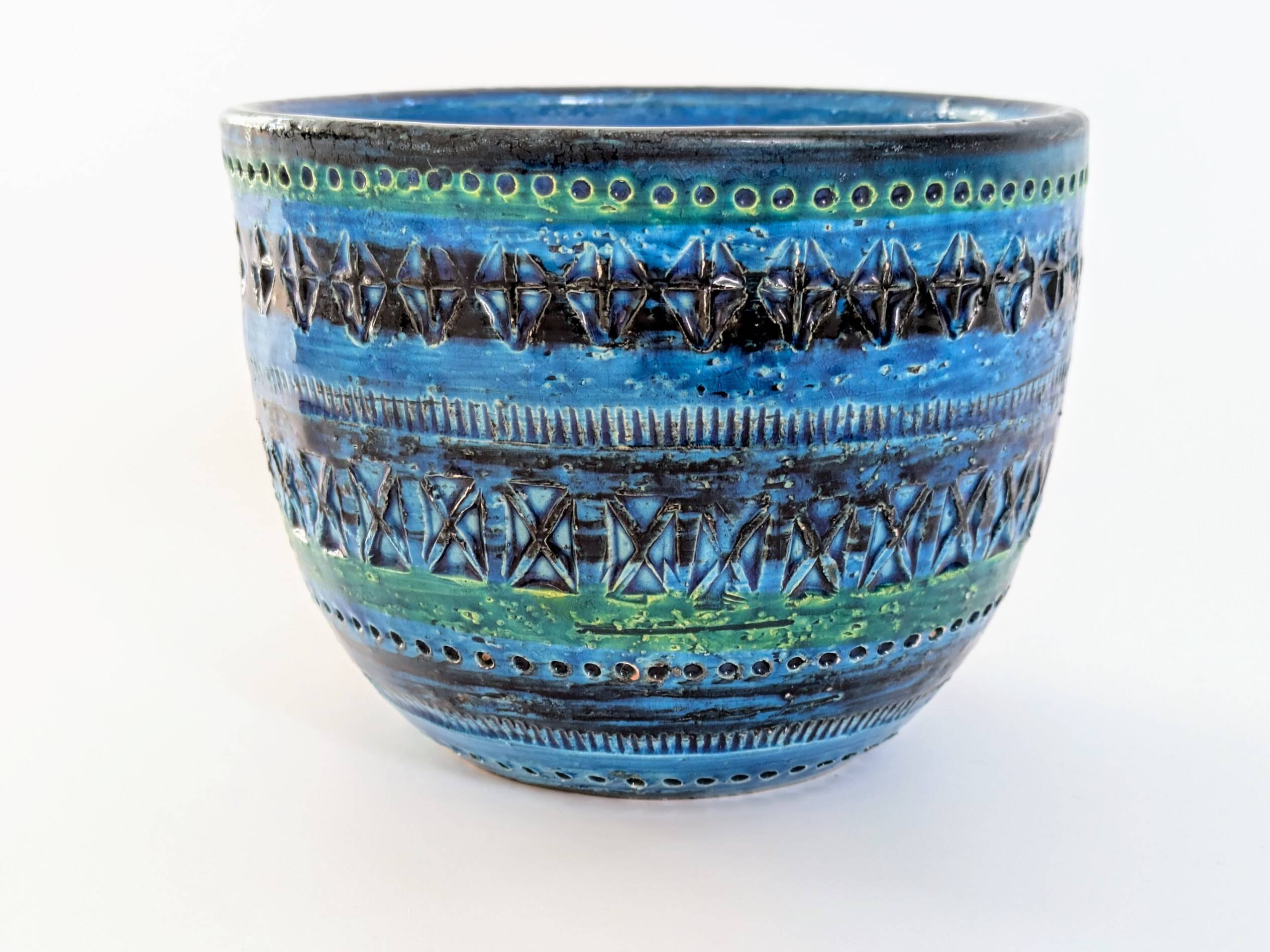 Bitossi Planter | Italian Ceramics by Aldo Londi | 1960s