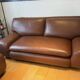 set of 2 leather sofas