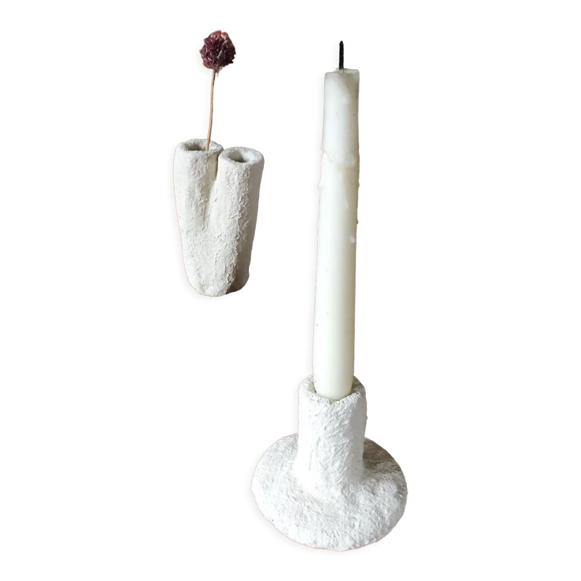 Pair of candle holders