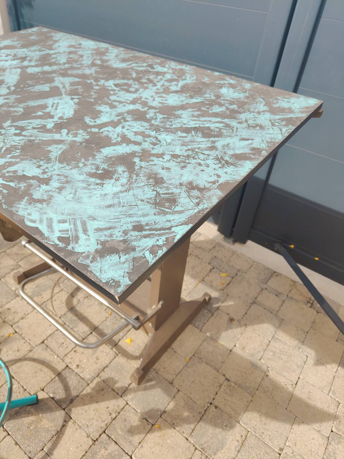Architect's desk and its chair