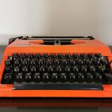 Machine à écrire Vintage Brother 210 orange