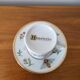 Cup and saucer in porcelain Henriette Bee pattern