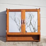 Art deco bathroom cabinet, vintage art deco wall-mounted Medicine Cabinet, 2 doors