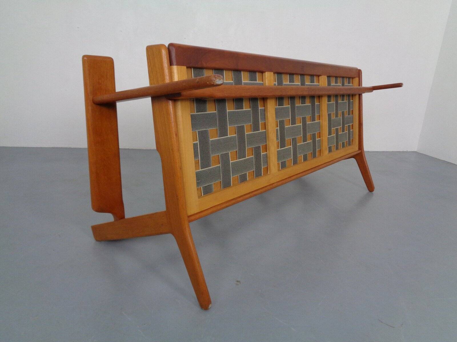GE 290 Teak 3-Seater Sofa by Hans J. Wegner for Getama, Denmark, 1960s