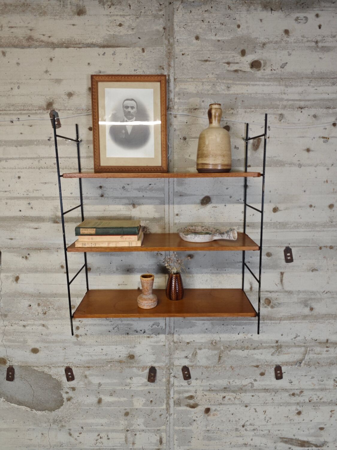 Étagère murale vintage string
