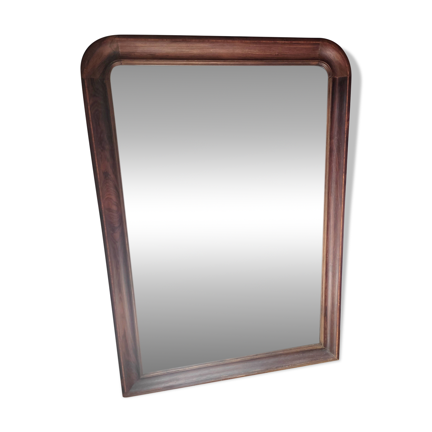 Solid wood mirror