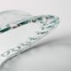 Vintage Georgia Green Recycled Glass Fruit Bowl / Cutout Platter / Spain