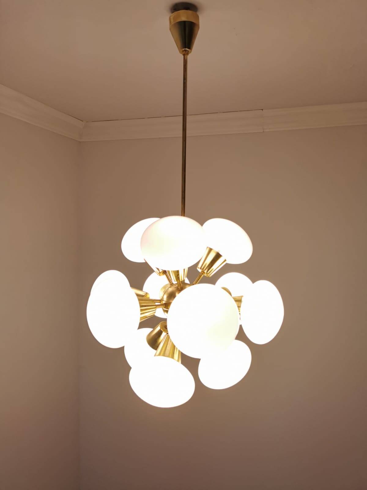 Sputnik Chandelier from Kamenický Šenov