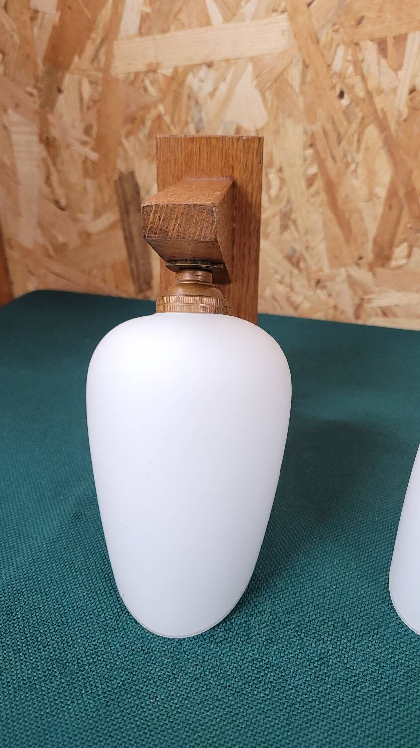 Two Scandinavian wall lights