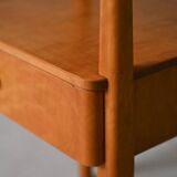 Bedside table with oak drawer