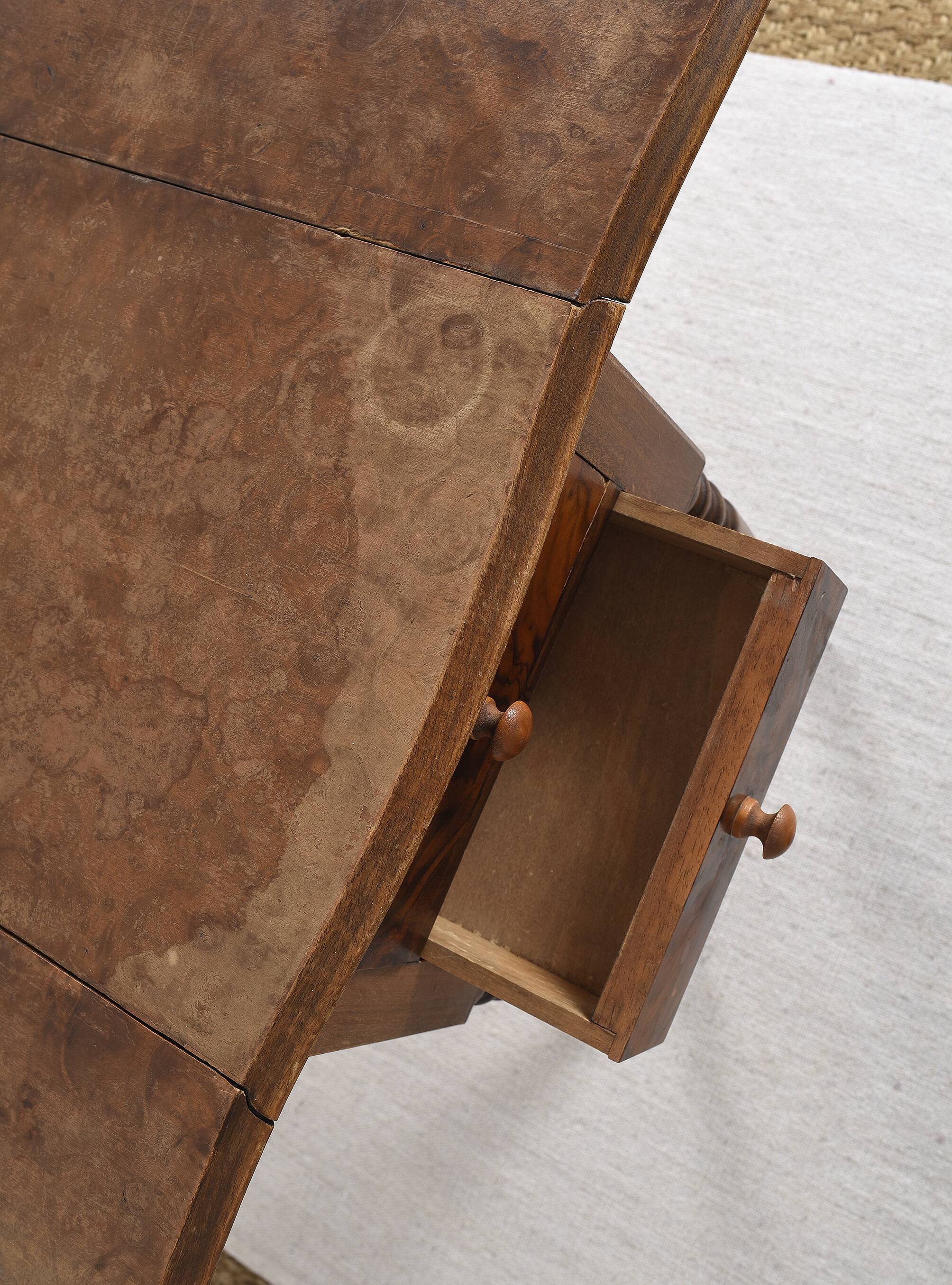 Small shuttered table, or side table.