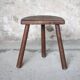 Vintage stool, wooden stool, tripod stool, milking stool, plant stand, interior decor, stool