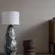 Marian Zawadzki "Oryx" Floor Lamp Unique, Tilgmans Ceramic, Sweden, Dated 1963