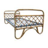 Vintage bamboo children's bed