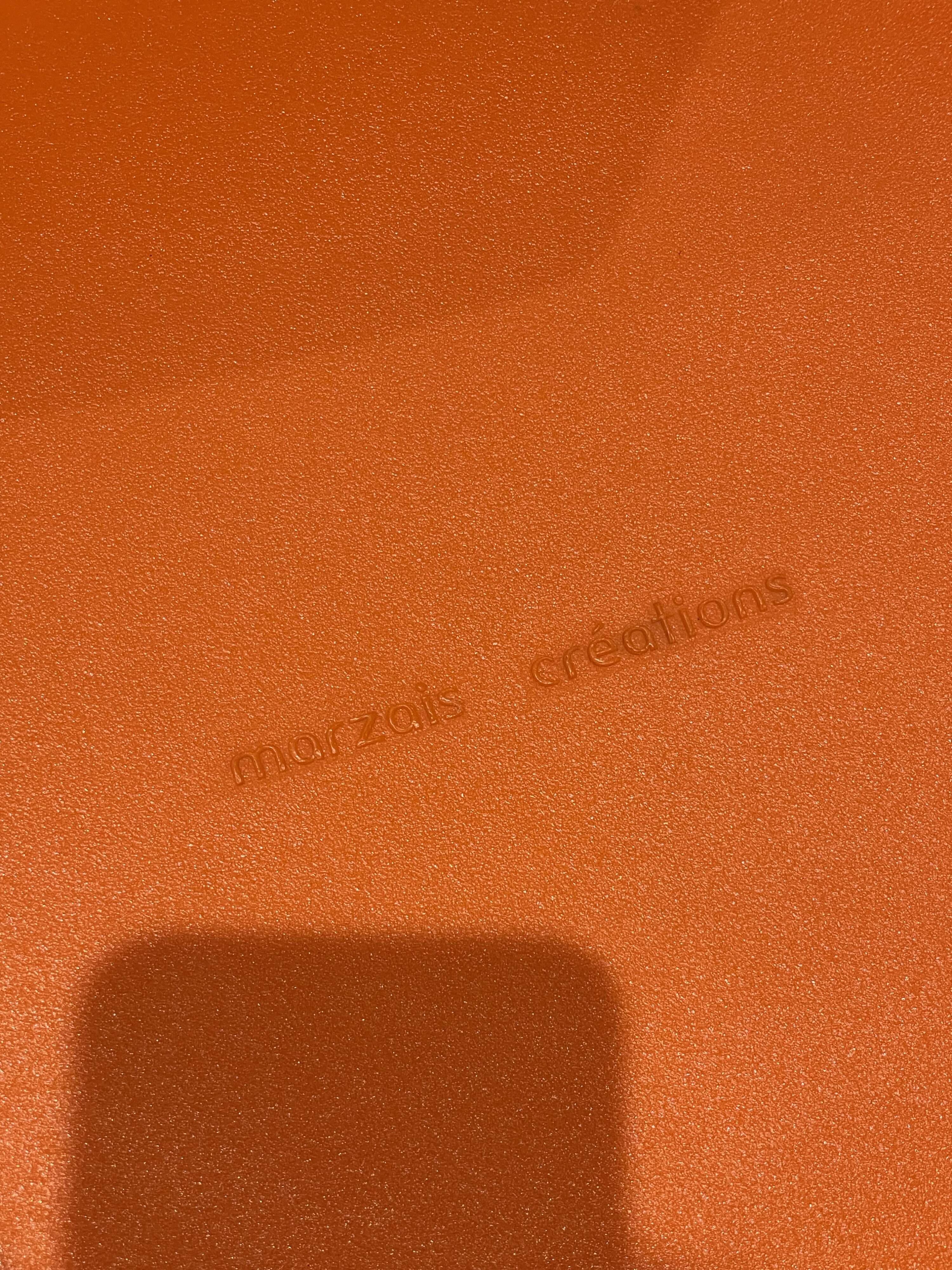 Stool M stool ultra design contempo seat orange by Marzais Creations