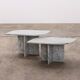 Set of Two Marble Tables - Italian Design, 1980s