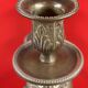 Bronze Candelabrum Chandelier 3 Branches, 4 Lights Louis XVI Style - 40cm