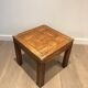Pair of wooden and brass sofa ends