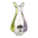Vase moderne du milieu du siècle, en verre, conçu par H. Mahanovska, Tchécoslovaquie, années 1960.