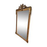 Large antique gilded carved wooden mirror – early 20th century