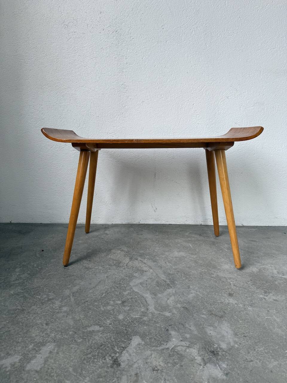 Baumann oak console coffee table from the 60s