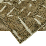 Handmade Oriental Contemporary 1980s 306 cm x 398 cm Beige Wool Carpet