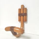 Patère en rotin